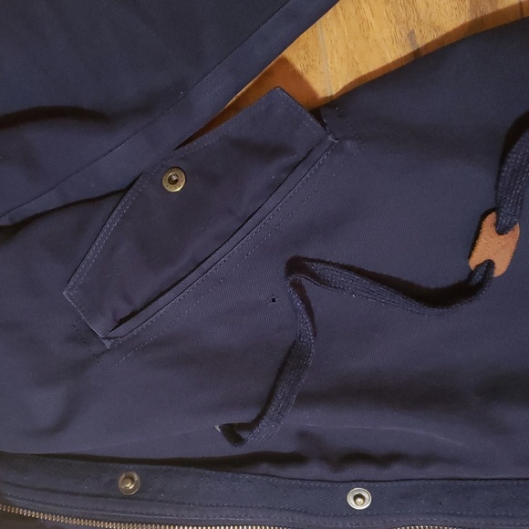 Adidas winter coat jacket long sherpa lining hood up to -20C navy blue - Picture 6 of 11